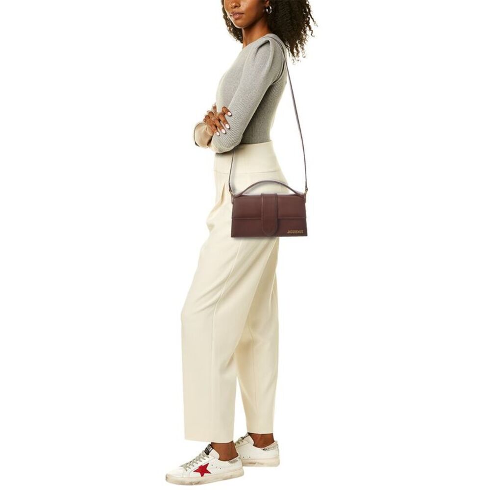 Jacquemus Le Grand Bambino Leather Shoulder Bag, Brown - Picture 4 of 5